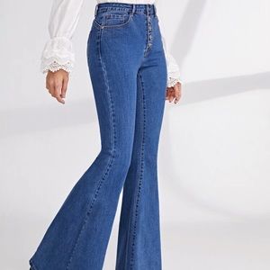 High Rise Flare Jeans
